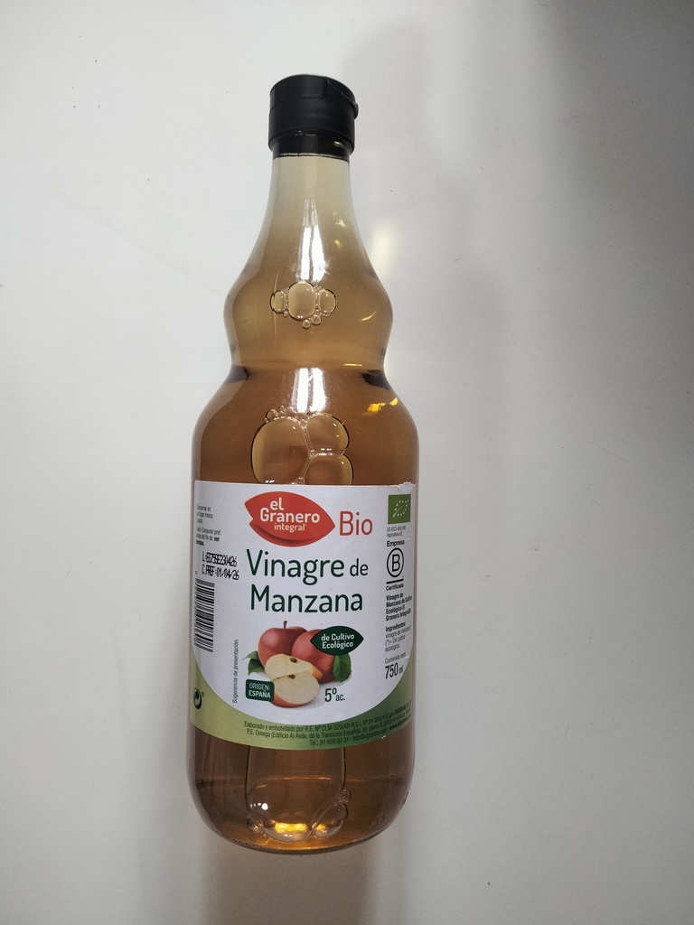 Vinagre de Manzana Bio - 750 ml - El Granero