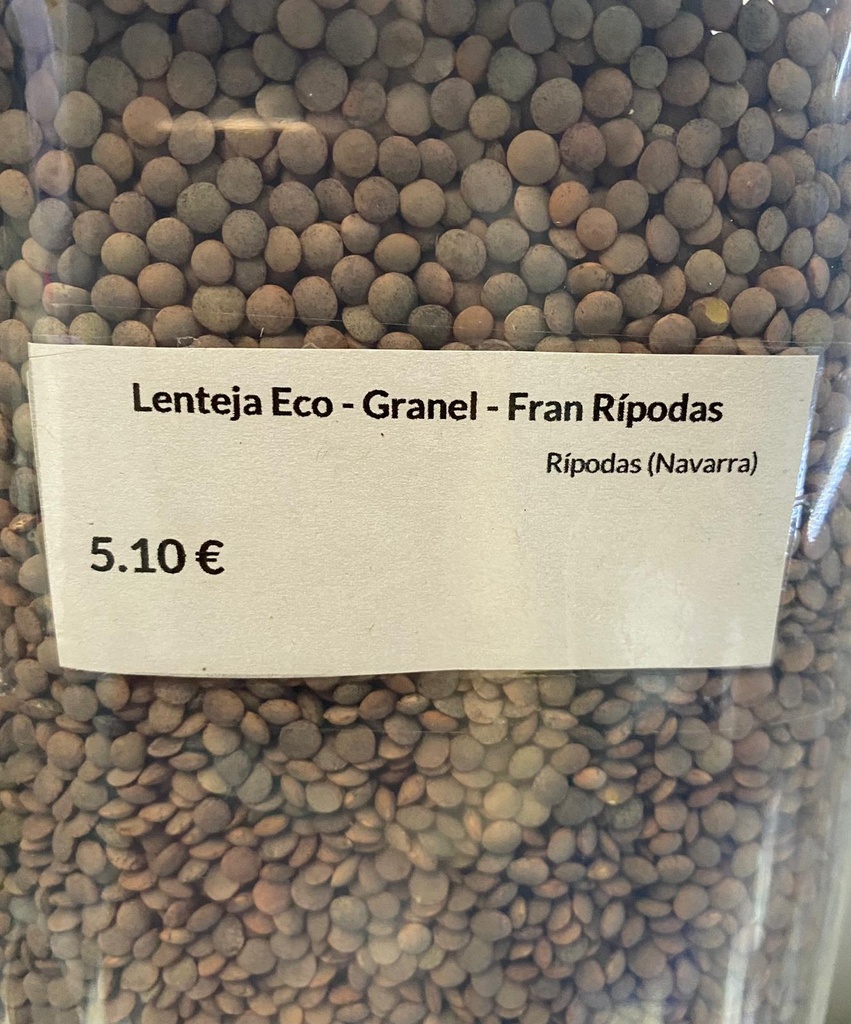 Lenteja Eco - Granel - Fran Rípodas