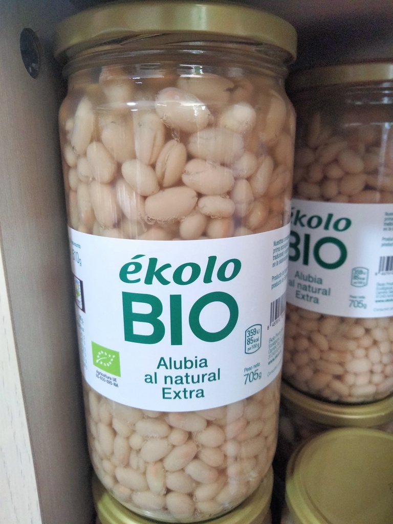 Alubia Blanca al natural Bio - 705 grs - Ekolo Bio