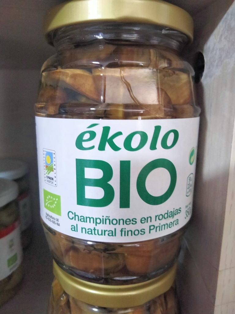 Champiñón laminado Bio - 350 grs - Ekolo Bio