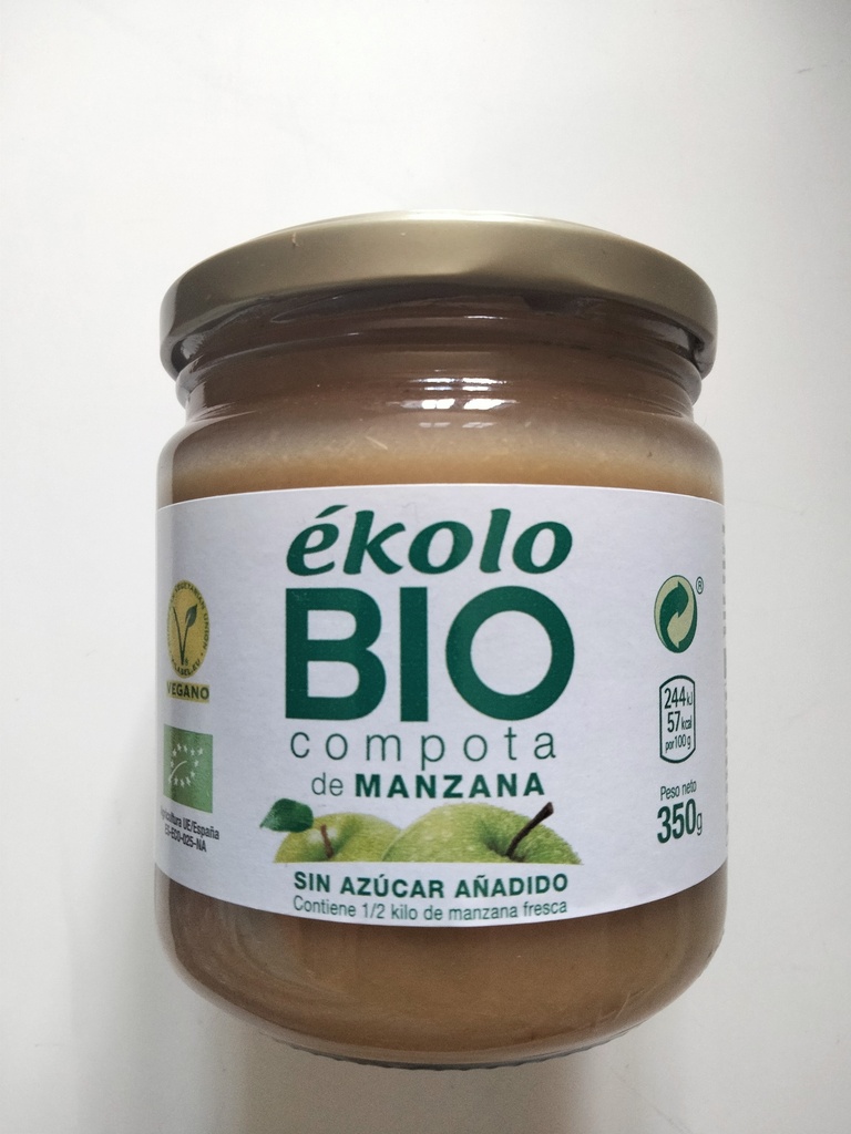 Compota de Manzana Bio - 350 grs - Ekolo Bio