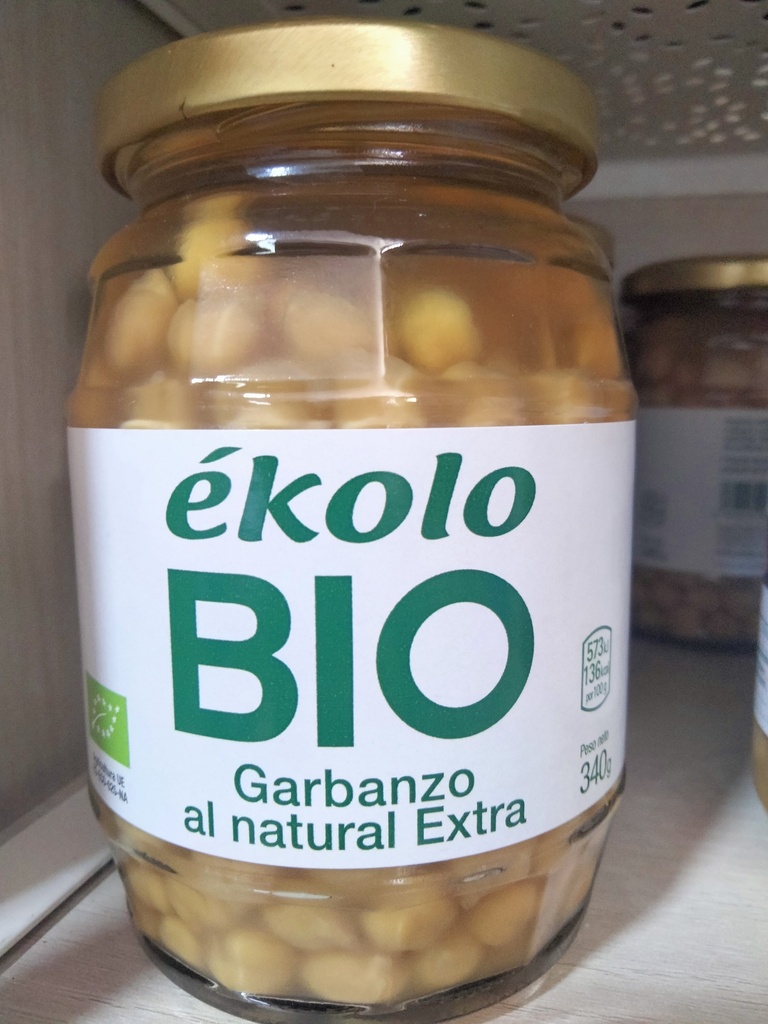 Garbanzo al natural Bio - 340 grs - Ekolo Bio