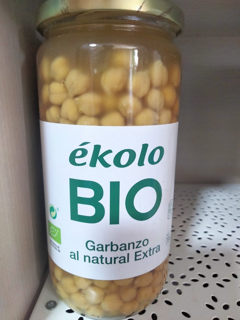 Garbanzo al natural Bio - 700 grs - Ekolo Bio