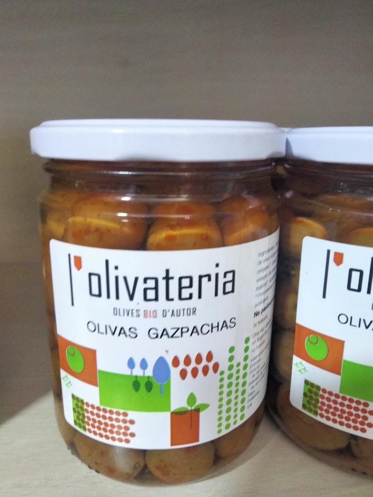 Olivas Gazpachas Bio No Pasteurizadas - 225 grs - L’olivateria