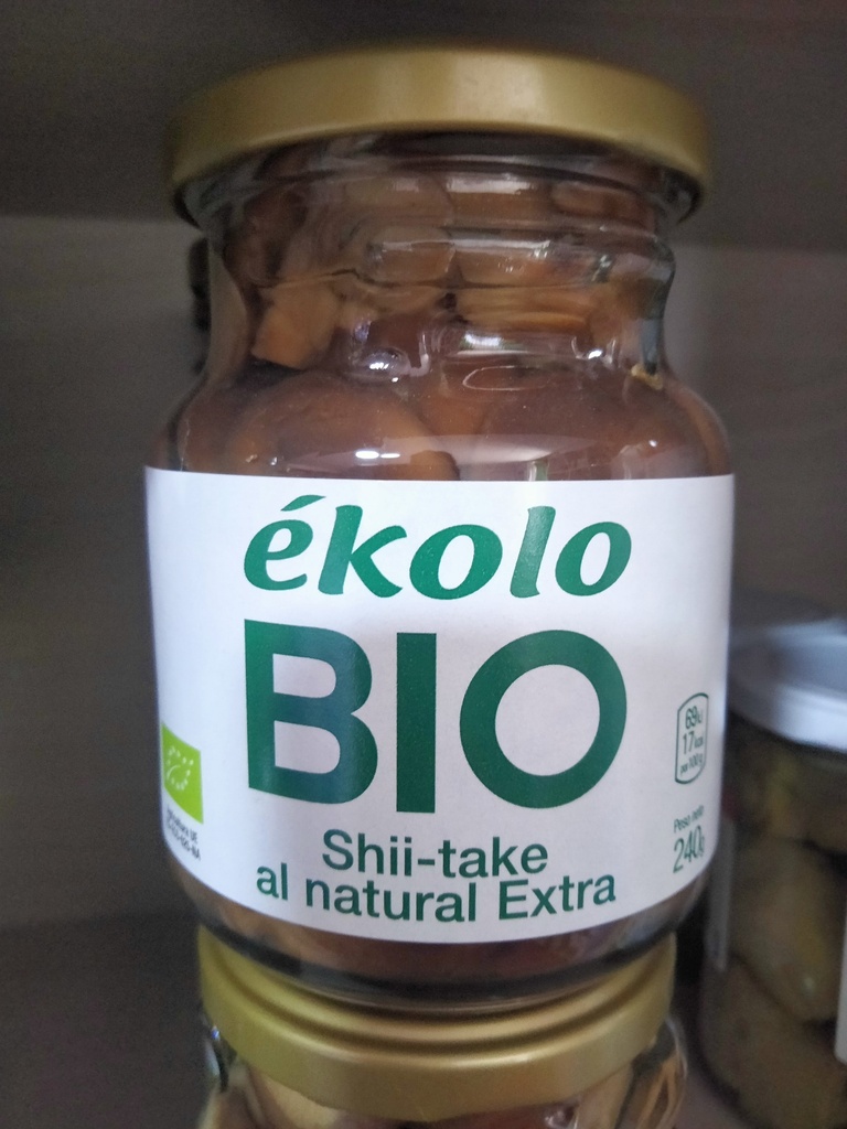 Shitake al natural Bio - 240 grs - Ekolo Bio