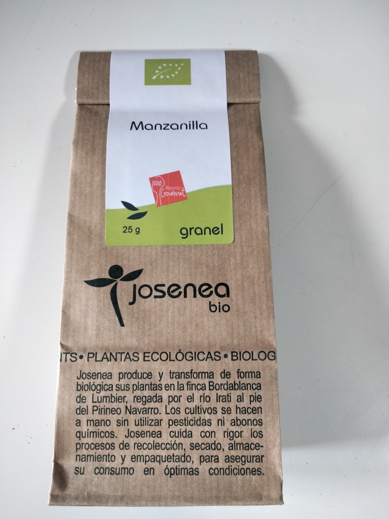 Manzanilla Bio - 10 prámides - Josenea Bio