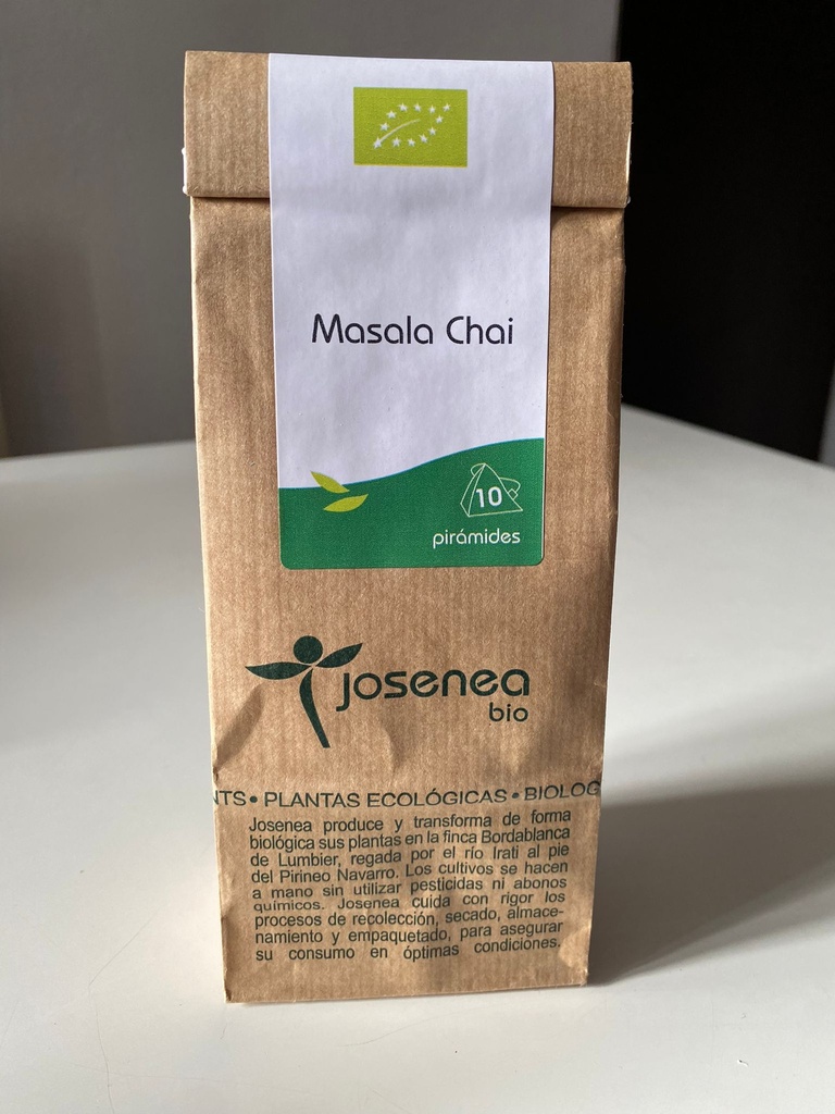 Masala Chai Bio - 10 pirámides - Josenea Bio