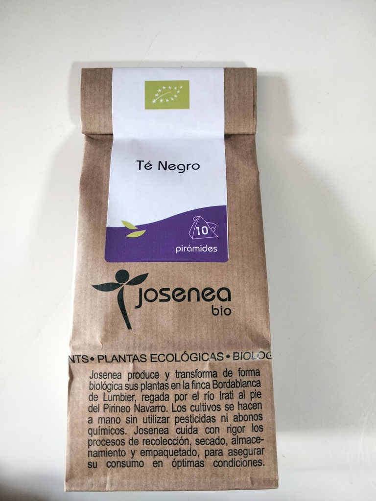 Té Negro - 10 pirámides - Josenea Bio