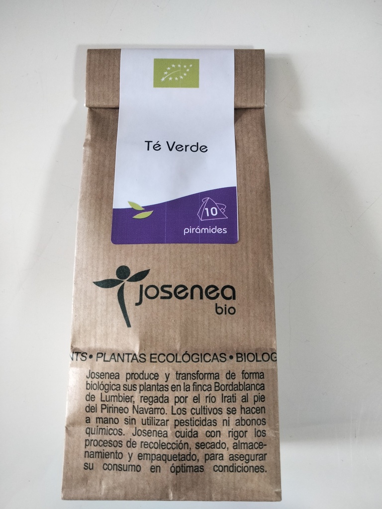 Té Verde - 10 pirámides - Josenea Bio