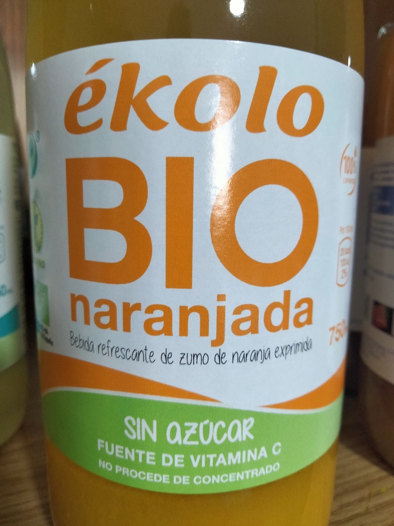 Naranjada Bio - 750 ml - Ekolo Bio