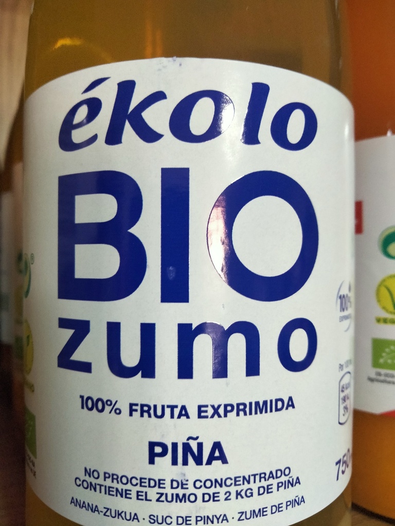 Zumo Piña Bio - 750 ml - Ekolo Bio