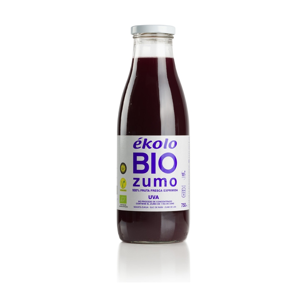 Zumo Uva Bio - 750 ml - Ekolo Bio
