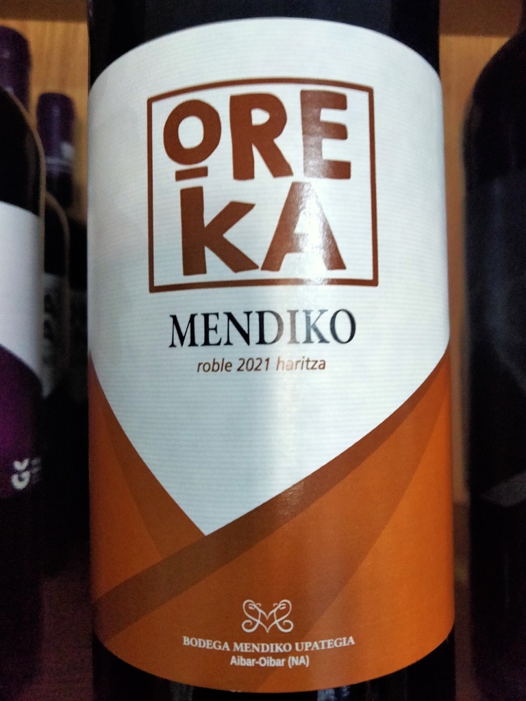 Vino Tinto Crianza Eco OREKA - 750 ml - Mendiko