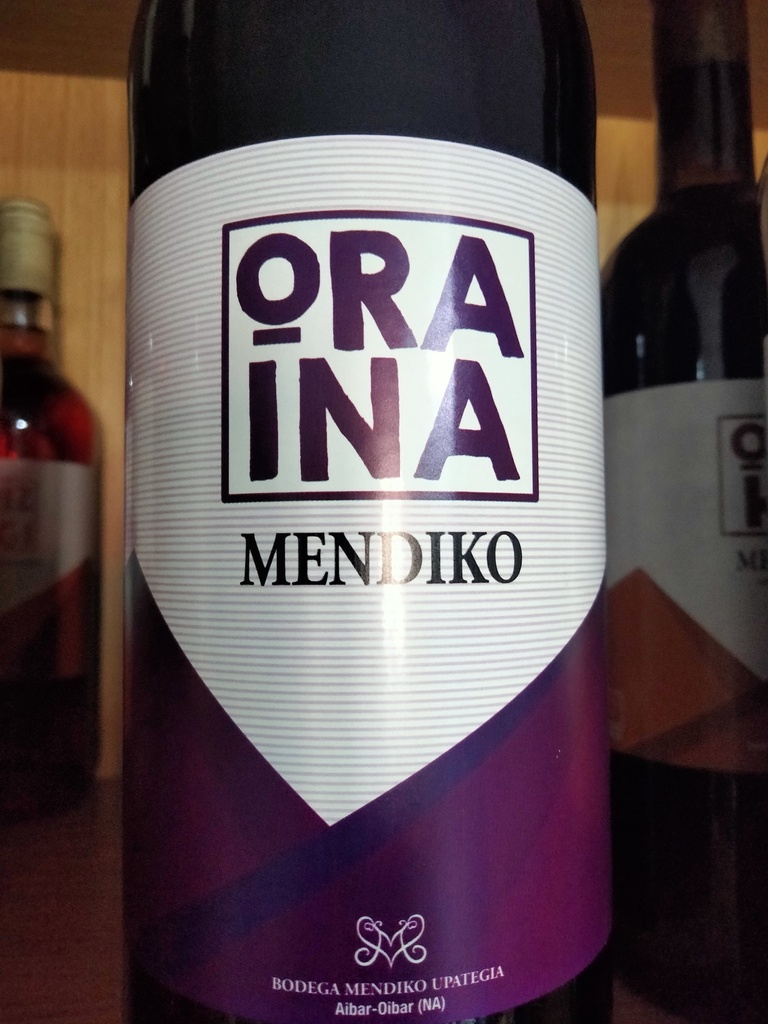 Vino Tinto Joven Eco ORAINA  - 750 ml - Mendiko