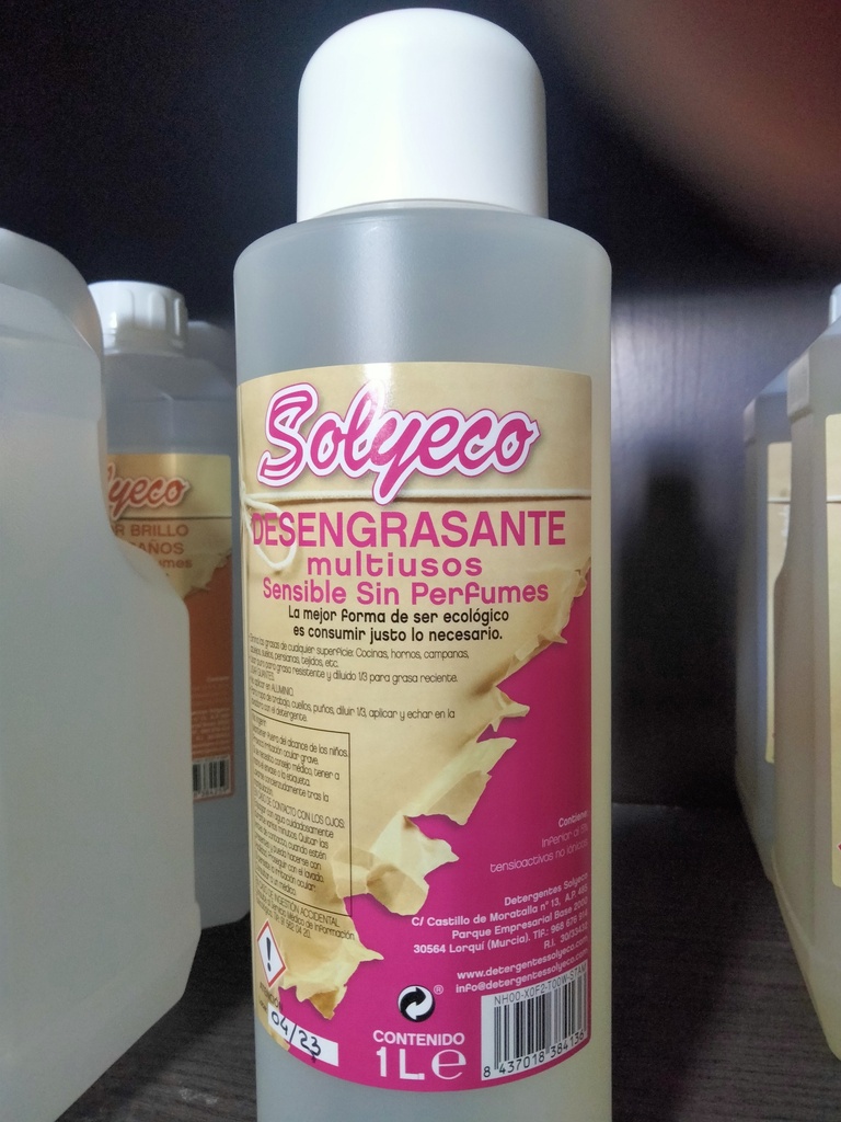 Desengrasante Multiusos Sensible - 1l - Solyeco