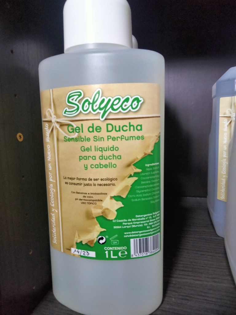 Gel de Ducha Sensible - 1l - Solyeco