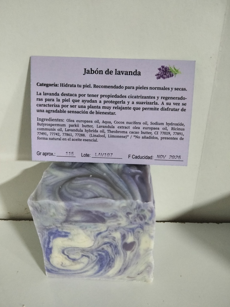 Jabón de Lavanda - 115 gr - Los Jabones de Montse