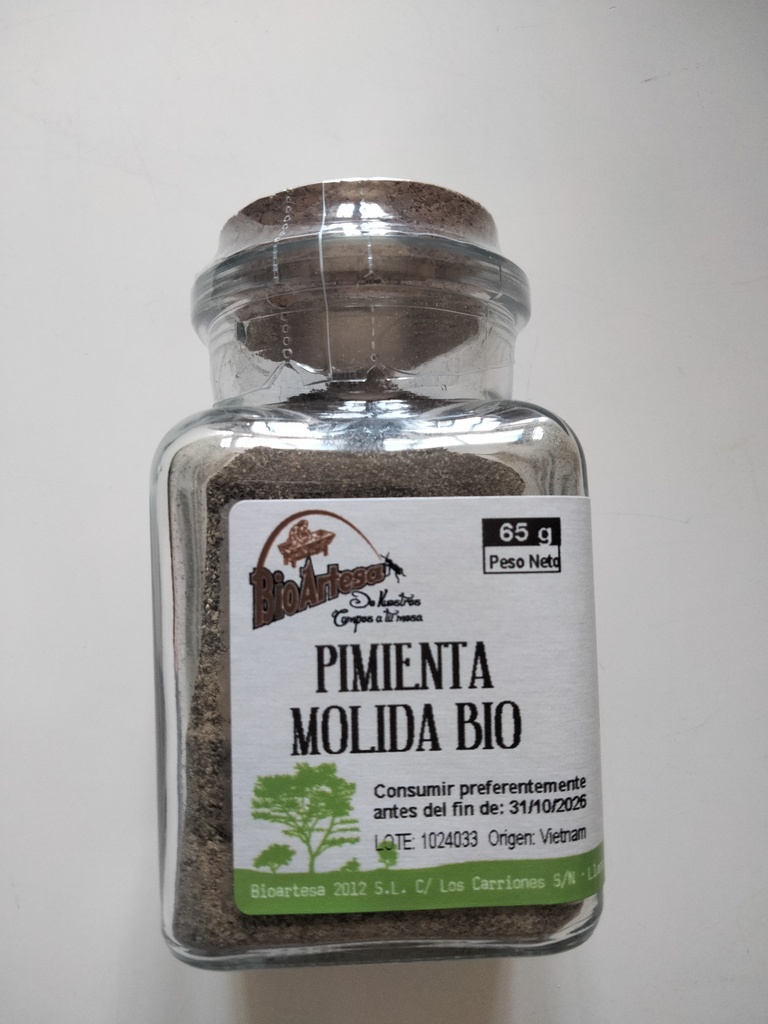 Pimienta molida Bio - 65 gr - BioArtesa