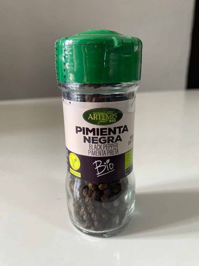 Pimienta Negra Grano bio - 40 gr - Herbes del Molí