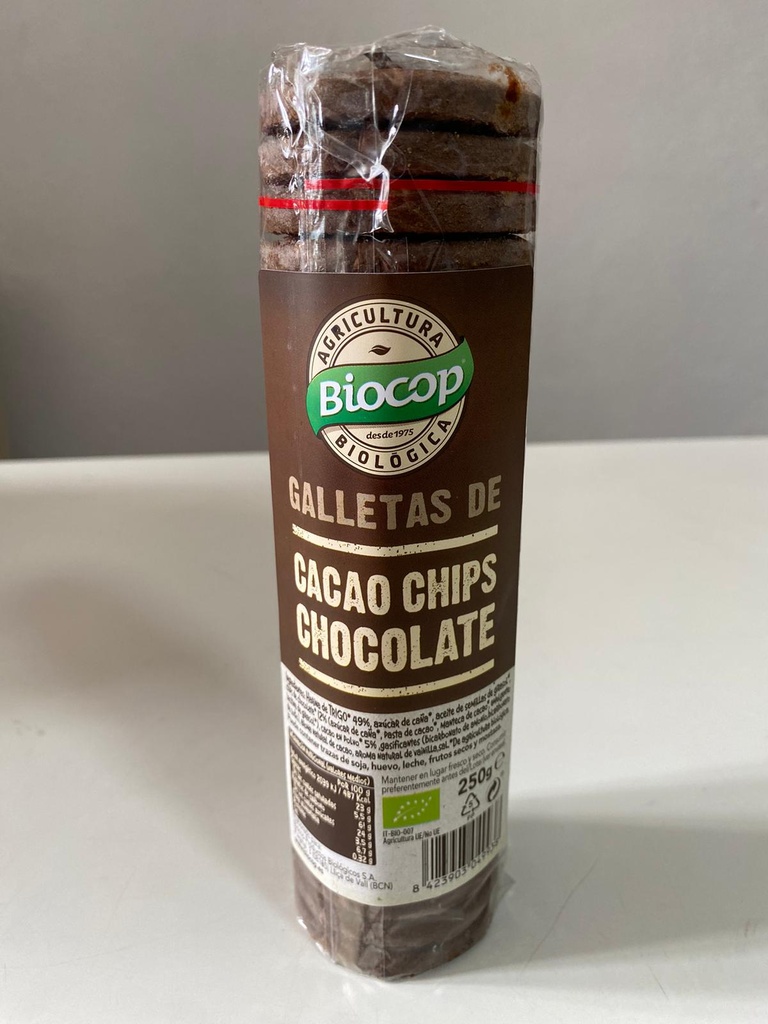 Galletas Cacao Choco bio - 250 gr - Biocop