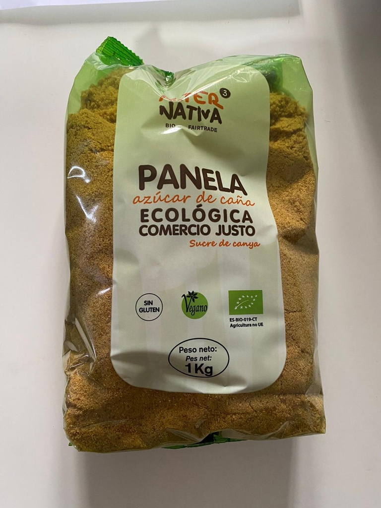 Azúcar Caña Panela  Bio Ecuador - 1 kg - Alternativa