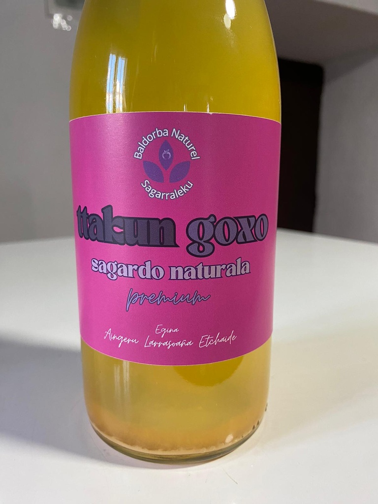 Sidra ttakun goxo - 75cl - Baldorba naturel
