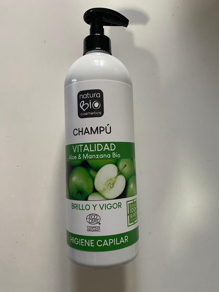 Champú Vitalidad Aloe y Manzana - 740ml - NaturaBio