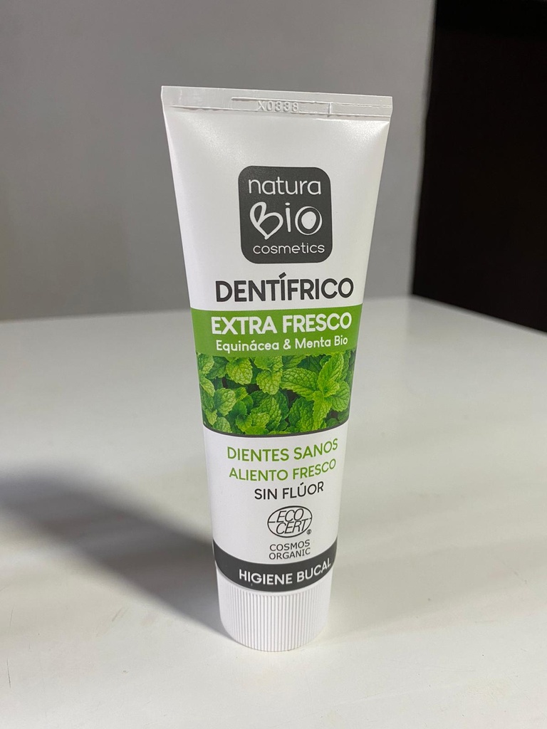 Dentífrico Extra fresco Equinácea y Menta bio - 75ml-  NaturaBio