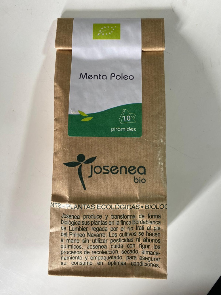 Menta Poleo - 10 piramides - Josenea Bio