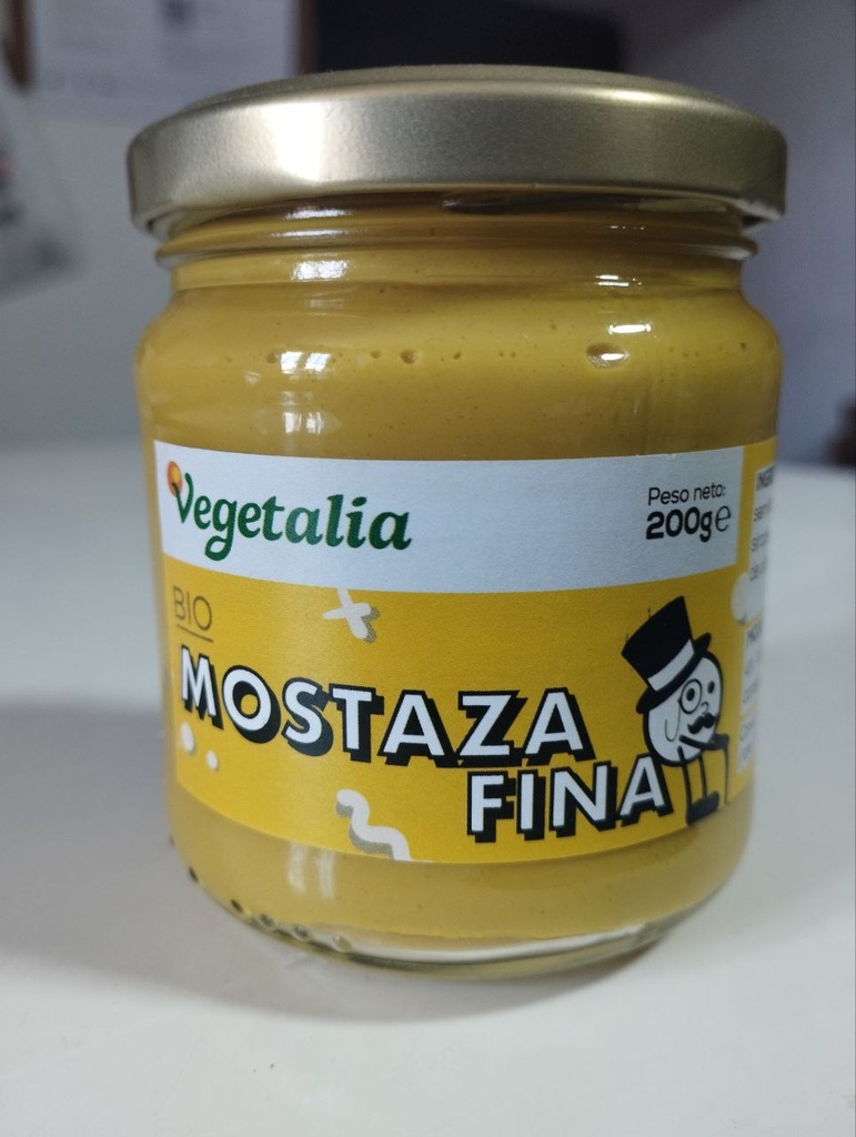 Mostaza Fina Bio - 200gr - Vegetalia