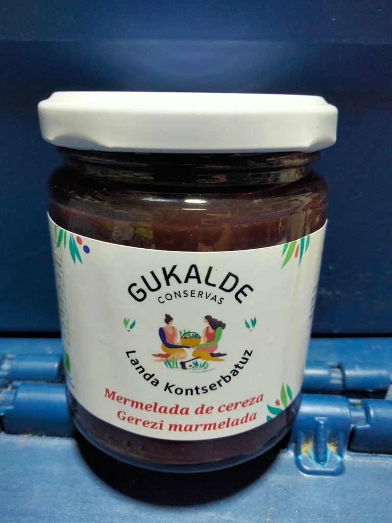Mermelada Cereza Eco - 240 gr - Gukalde