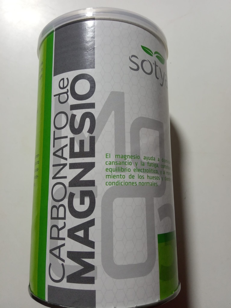 Carbonato Magnesio - 180g -Sotya