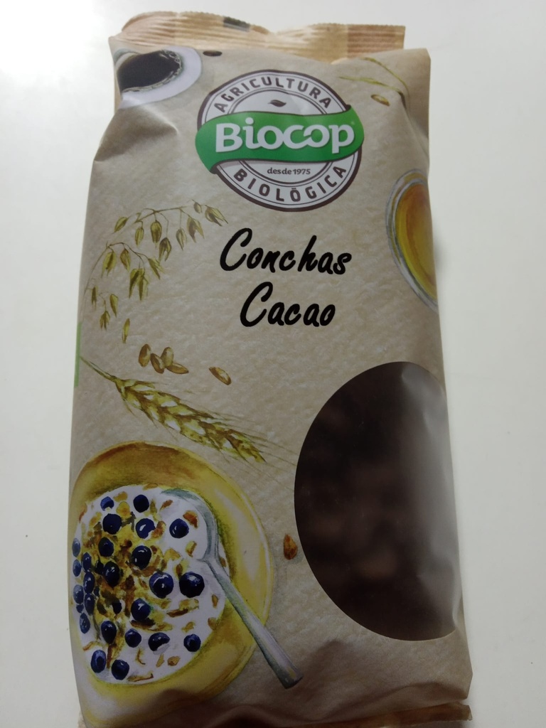 Conchas  Cacao Bio - 250gr - Biocop