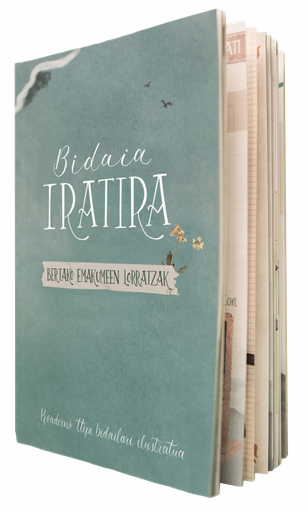 "IRATIRAKO BIDAIA" Liburua - Kati Leatxe eta Estitxu Larrea - Karekin Kultura