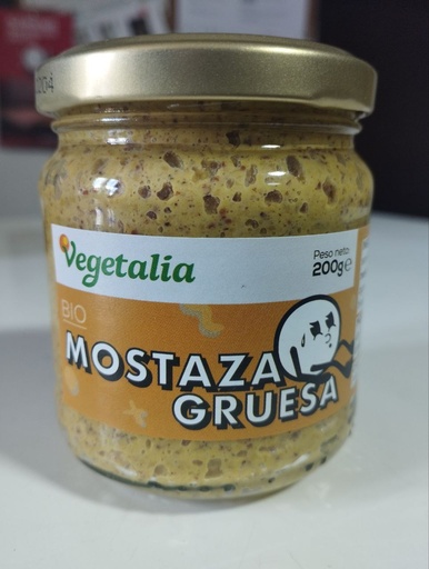 Mostaza Gruesa Bio - 200gr - Vegetalia