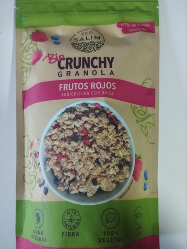 Granola Frutos Rojos Crunchy Bio - 250 gr - Ecosalim
