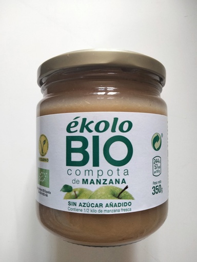 [06-003] Compota de Manzana Bio - 350 grs - Ekolo Bio