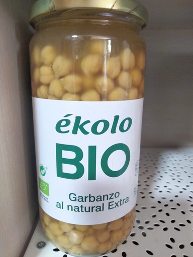 [06-009] Garbanzo al natural Bio - 700 grs - Ekolo Bio