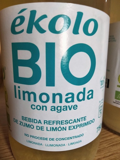 [09-006] Limonada con Ágave Bio - 750 ml - Ekolo Bio