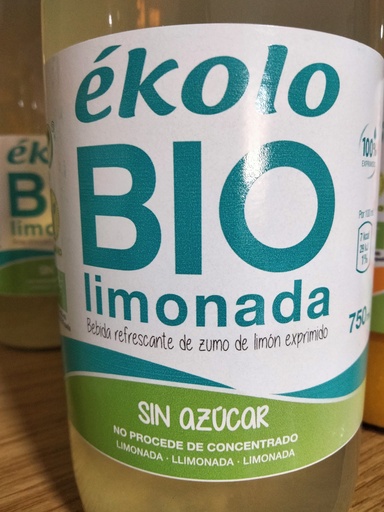 [09-007] Limonada sin Azúcar Bio - 750 ml - Ekolo Bio