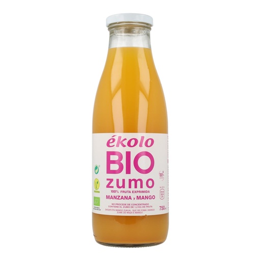 [09-011] Zumo Manzana y Mango Bio - 750 ml - Ekolo Bio