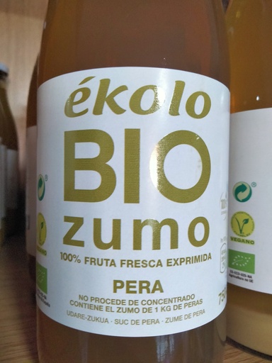 [09-014] Zumo Pera Bio - 750 ml - Ekolo Bio