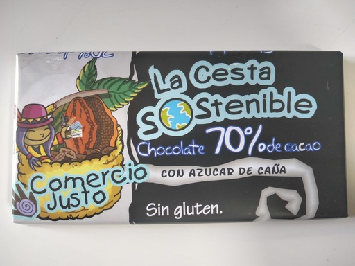 Chocolate 70 % - 100 gr. - Mundo Solidario