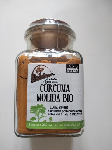 Cúrcuma molida Bio - 85 gr - BioArtesa